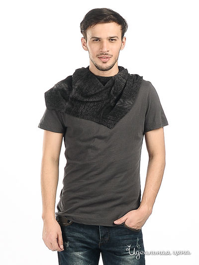 Футболка Double Black, цвет цвет темно-серый