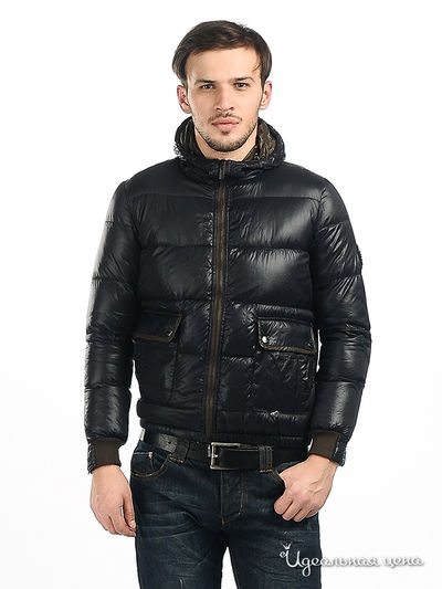 Пуховик Double Black, цвет цвет темно-синий