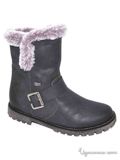 Ботинки RIEKER, цвет темно-серый