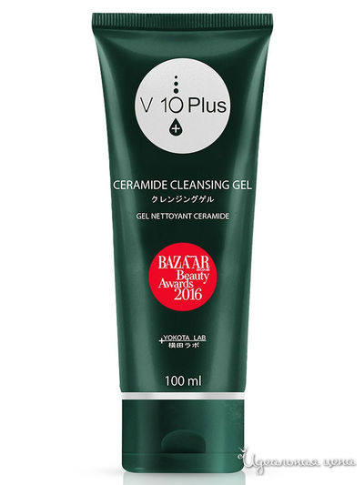 Гель для лица очищающий с керамидами Ceramide Cleansing Gel, 100 мл, V10 Plus