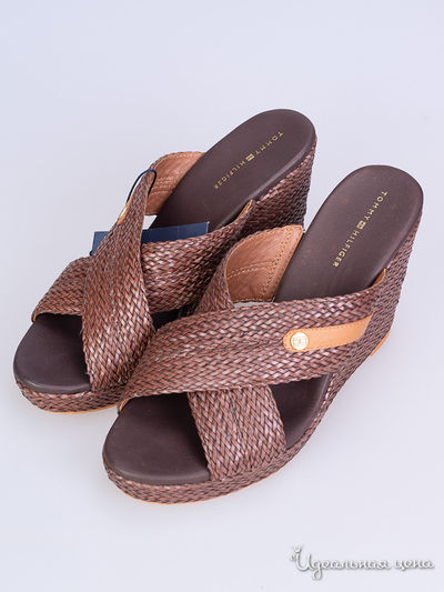 Сабо Tommy Hilfiger, цвет коричневый