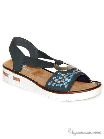 Сандалии RIEKER, цвет синий