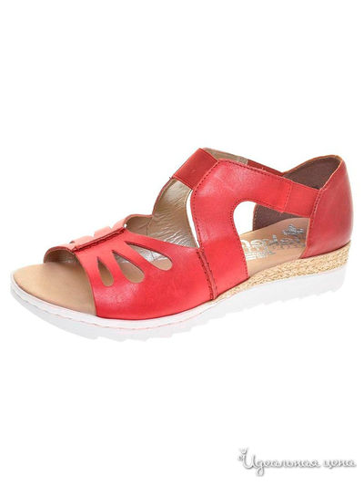 Сандалии RIEKER, цвет бордовый