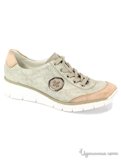 Полуботинки RIEKER, цвет серый