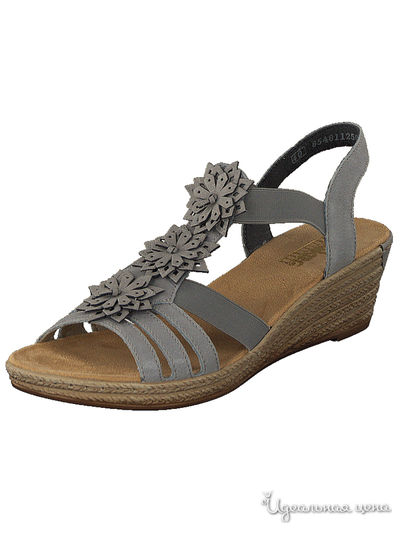 Босоножки RIEKER, цвет серый