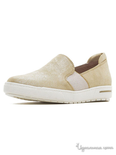 Слипоны JANA, цвет золотой