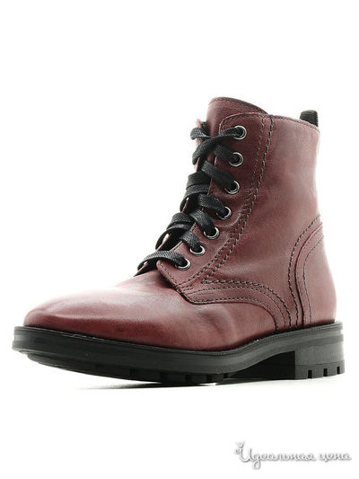 Ботинки TAMARIS, цвет бордовый