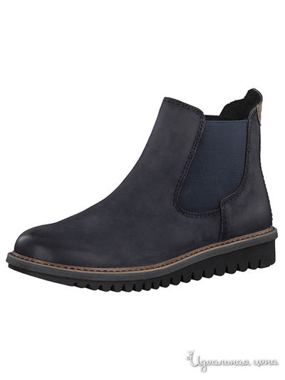 Полуботинки TAMARIS, цвет темно-синий