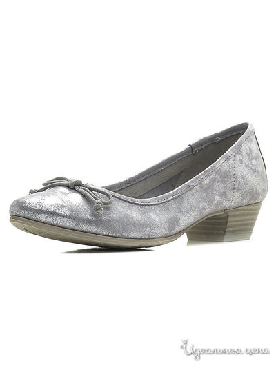 Туфли JANA, цвет серебряный