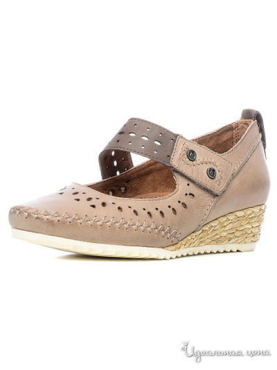 Туфли JANA, цвет бежевый