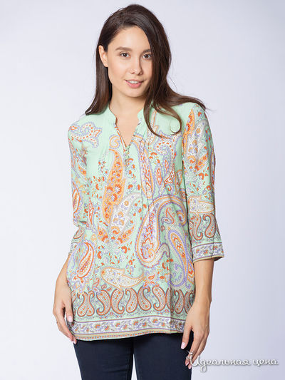 Блуза Klingel, цвет бирюзовый