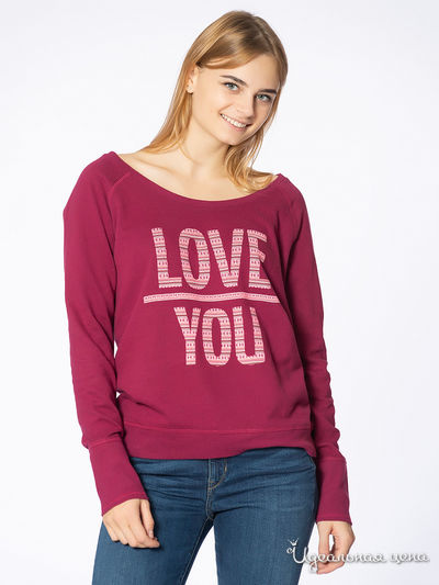 Свитшот Tom Tailor, цвет бордовый