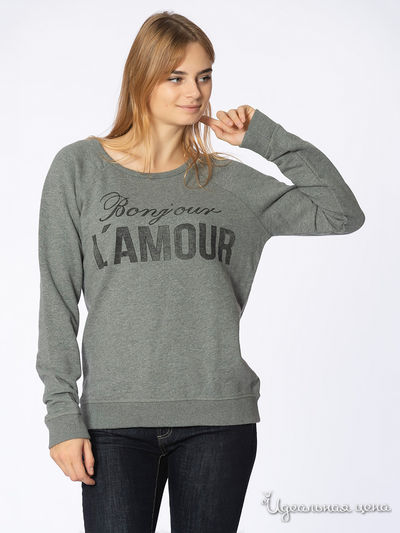 Свитшот Tom Tailor, цвет серый