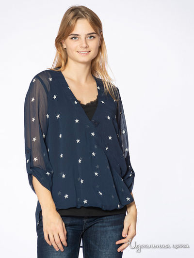 Блуза Tom Tailor, цвет синий