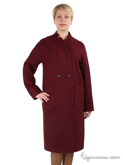 Пальто Trendline, цвет бордовый