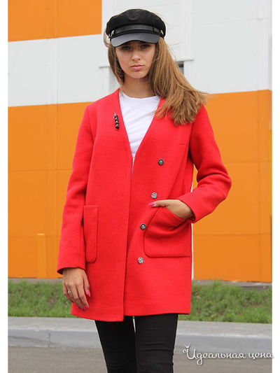 Пальто Trendline, цвет красный