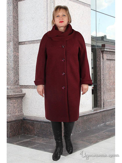 Пальто Trendline, цвет бордовый