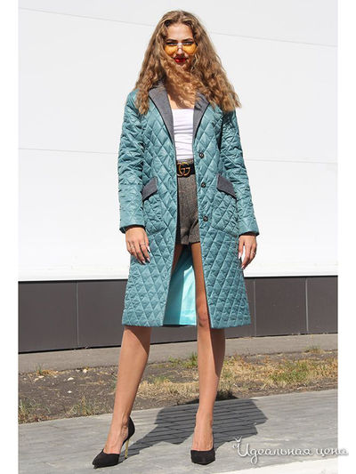 Пальто Trendline, цвет бирюзовый