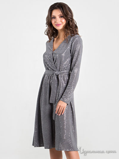 Платье MariKo, цвет серебряный