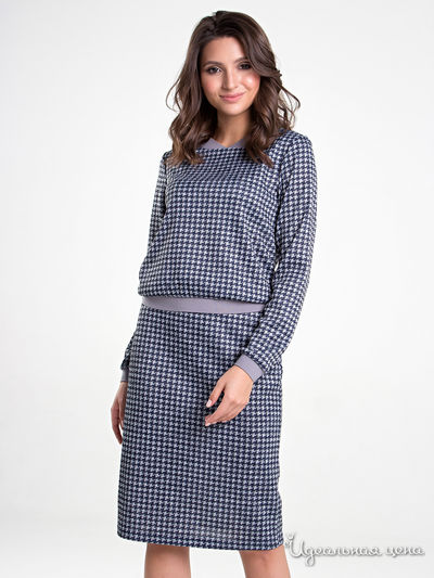 Костюм MariKo, цвет серый, синий