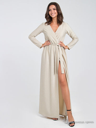 Платье MariKo, цвет бледно-бежевый