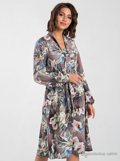 Платье MariKo, цвет светло-коричневый