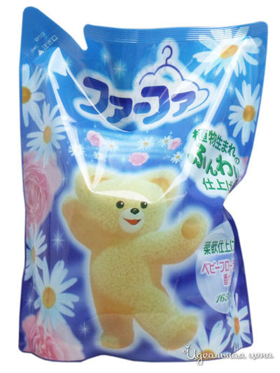 Кондиционер для белья детский с аромат цветов, мягкая упаковка, 1650 мл, Nissan FaFa