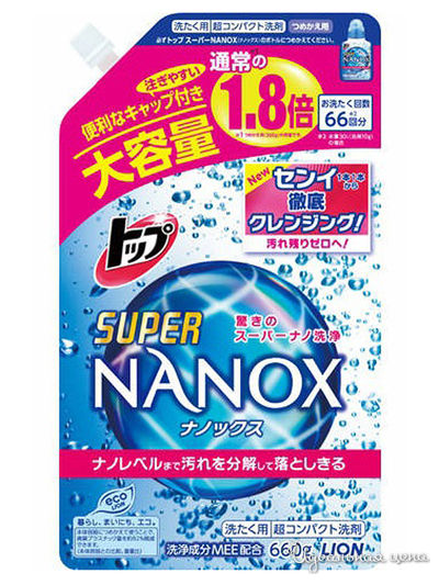 Гель для стирки концентрированный Топ-Nanox Super, 660 г, Lion