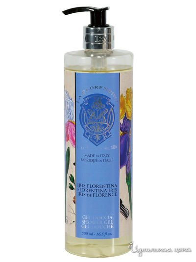 Гель для душа Флорентийский ирис, 500 мл, La Florentina
