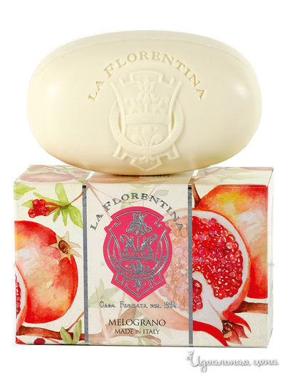 Мыло Гранат, 300 г, La Florentina