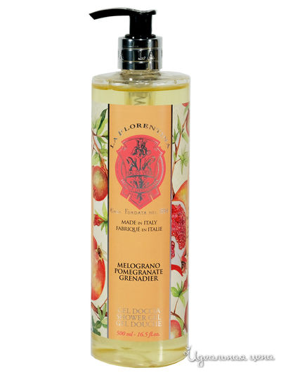 Гель для душа Гранат, 500 мл, La Florentina