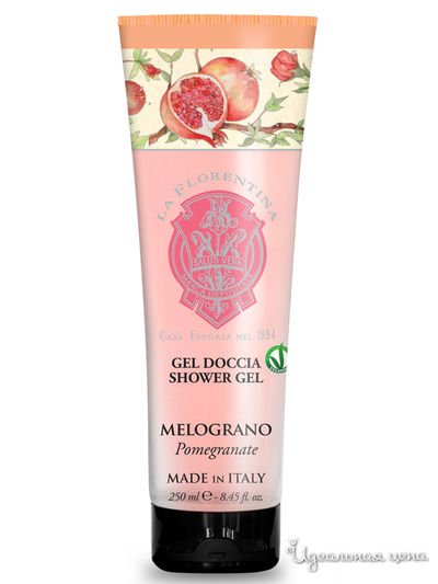 Гель для душа Гранат, 250 мл, La Florentina