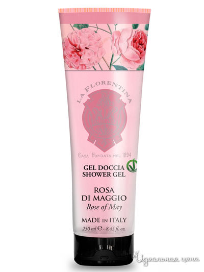 Гель для душа Майская роза, 250 мл, La Florentina