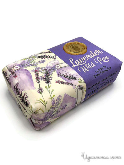 Мыло Лаванда и Дикая роза, 275 г, La Florentina