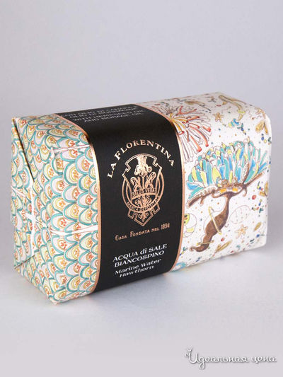 Мыло Морская вода и Кратегус, 270 г, La Florentina