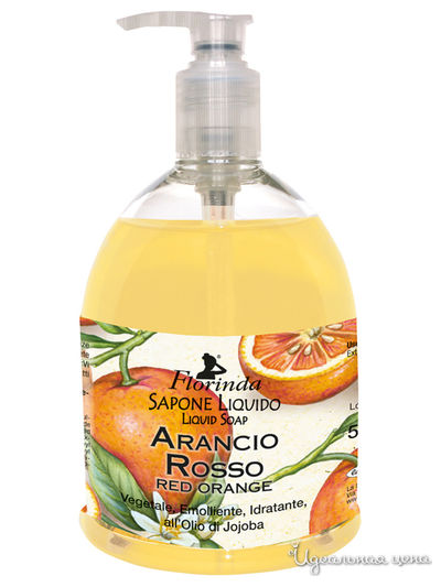 Жидкое мыло Красный апельсин, 500 мл, FLORINDA