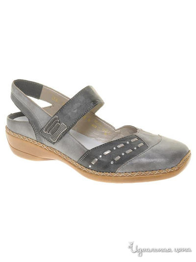 Туфли RIEKER, цвет серый