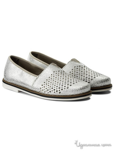 Туфли RIEKER, цвет серебряный