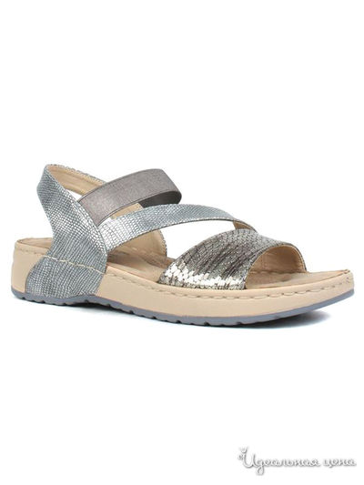 Сандалии RIEKER, цвет серебряный