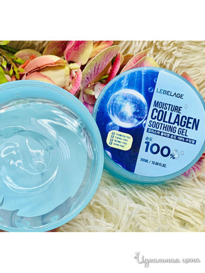 Гель универсальный с экстрактом коллагена Soothing Gel Moisture Collagen 100%, 300 мл, Lebelage