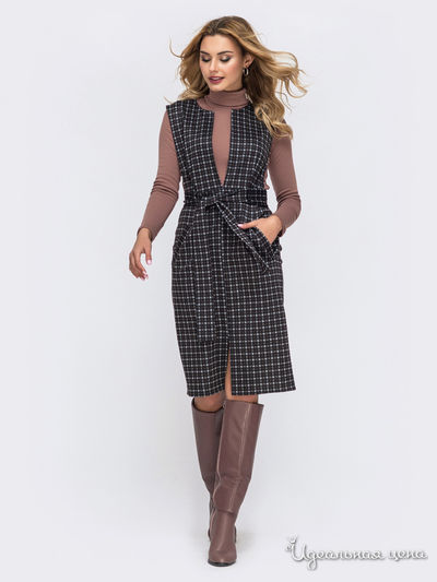 Сарафан Dressa, цвет коричневый