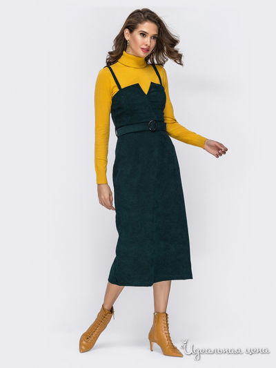 Сарафан Dressa, цвет зеленый