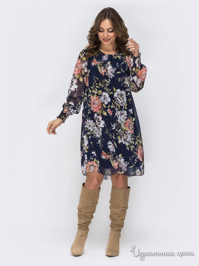 Платье Dressa, цвет темно-синий