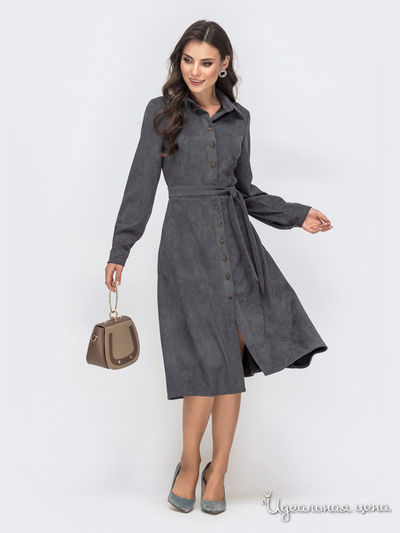 Платье Dressa, цвет серый