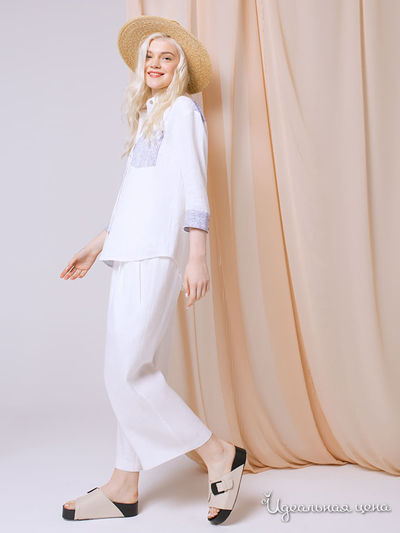 Брюки ArtRibbon, цвет белый