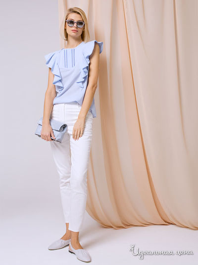 Блуза ArtRibbon, цвет голубой