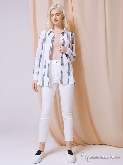 Блуза ArtRibbon, цвет белый