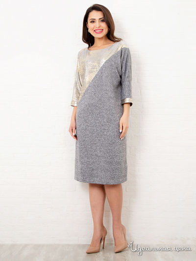 Платье Coctelle, цвет серый, золотой