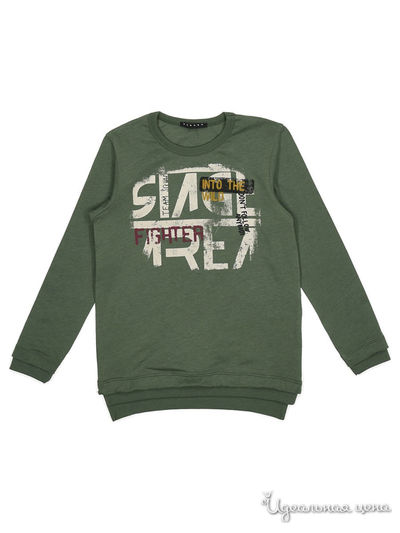 Свитшот Sisley Young, цвет зеленый