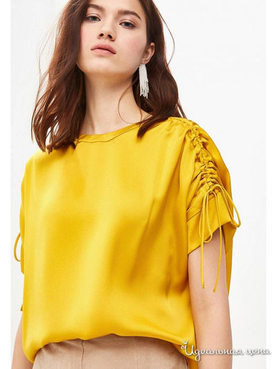 Блуза Sisley, цвет желтый